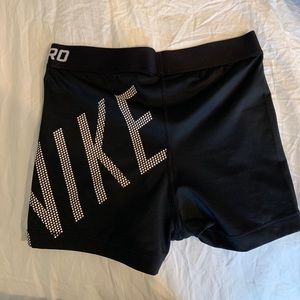 Nike pro spandex shorts